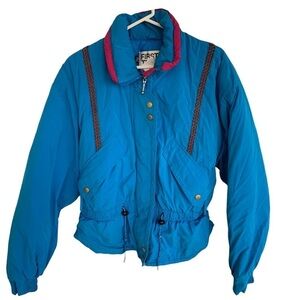 Vintage Women’s Waterproof Ski Jacket First Track Size Medium